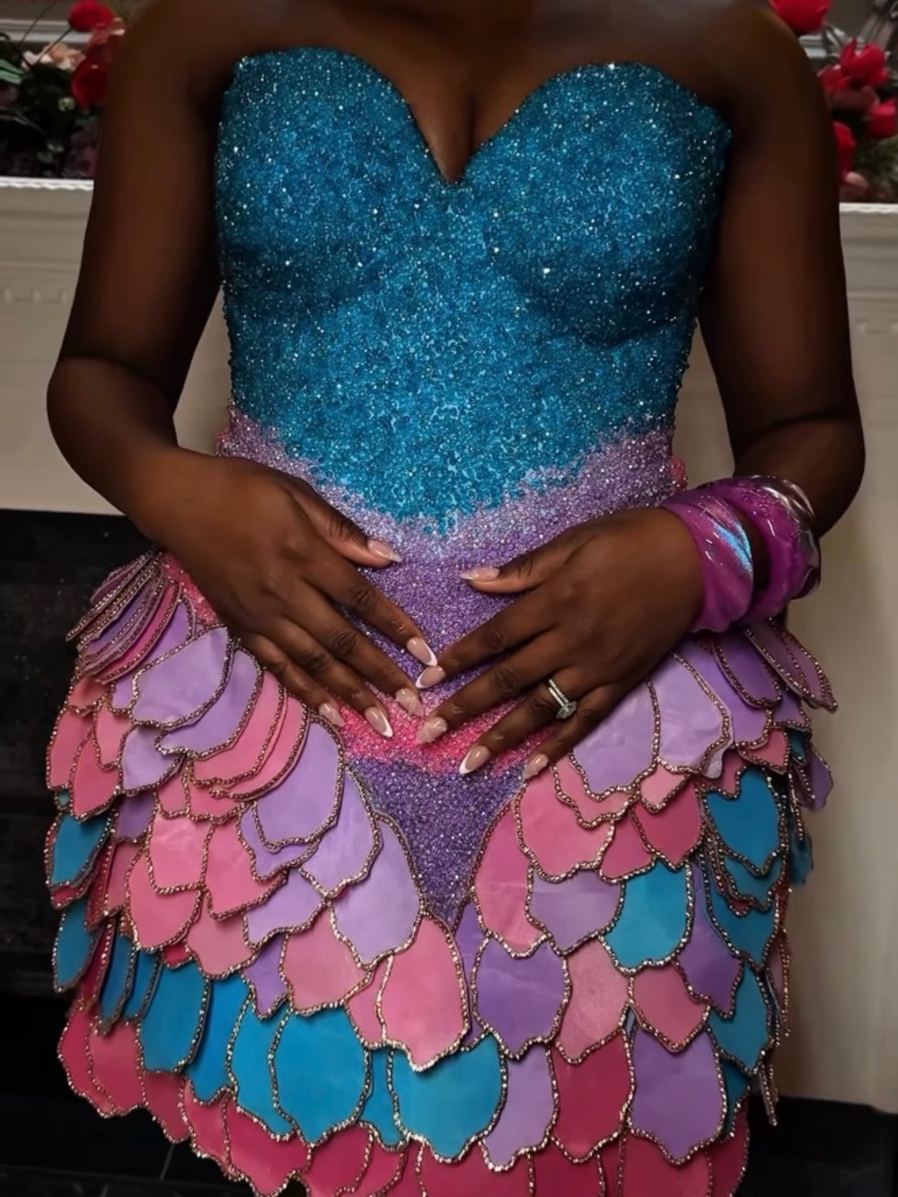 Pastel color mini party/birthday dress